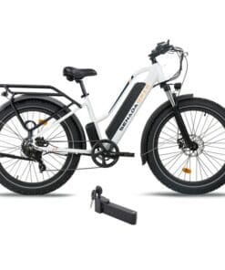 Shop Senada Bikes 1000W 48V Herald Pro All-Terrain Comfort Fat Tire Step-Thru Electric Bike best deals